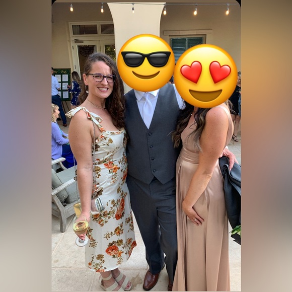 CIDER Floral Bowknot Mermaid Corset Midi Dress - Picture 8 of 12